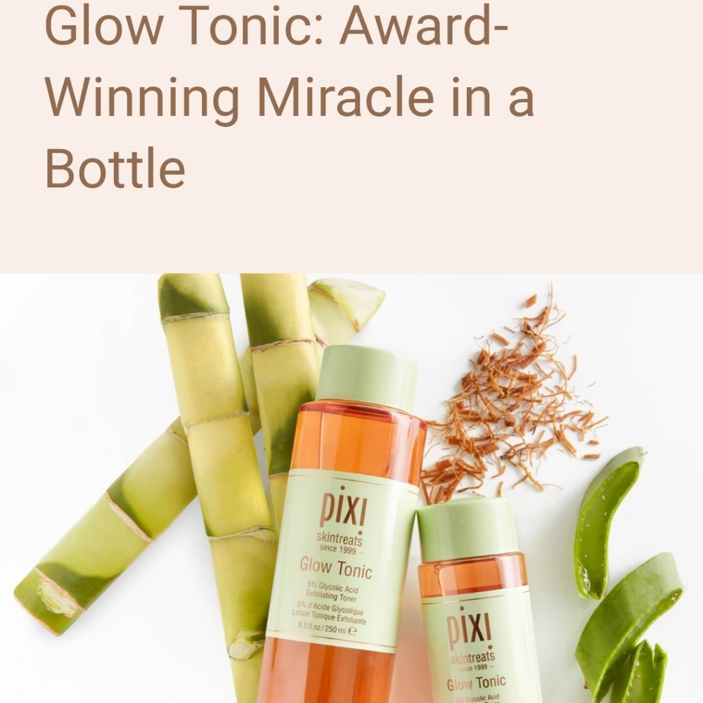 PIXI SKINTREATS GLOW TONIC TONER EXFOLIATING TONER. - Picture 4 of 11
